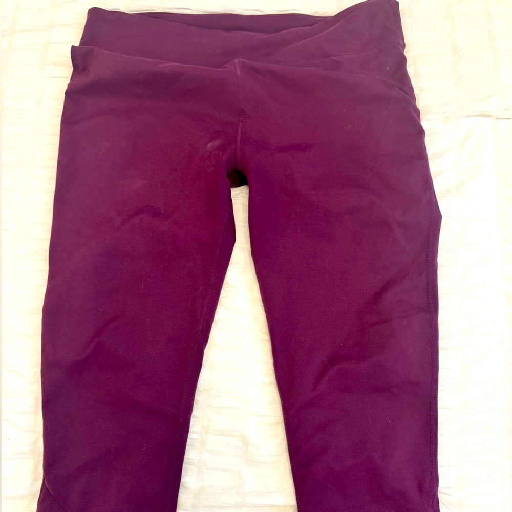 Fabletics Magenta leggings sz L